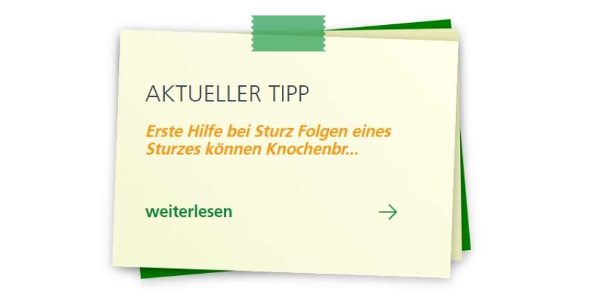 Screenshot von Aktuellen Tipps